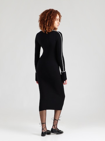 Robes en maille 'Samury' HUGO en noir