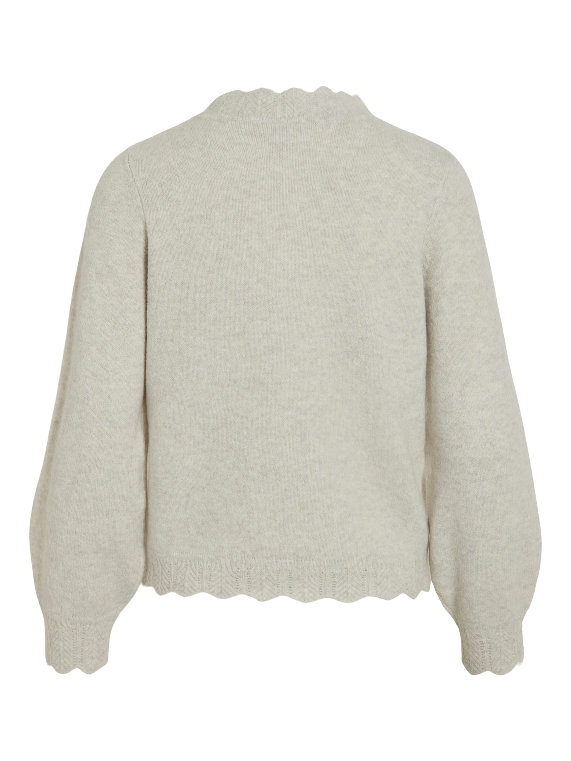 VILA Πουλόβερ 'VINIKOLINA' σε λευκό