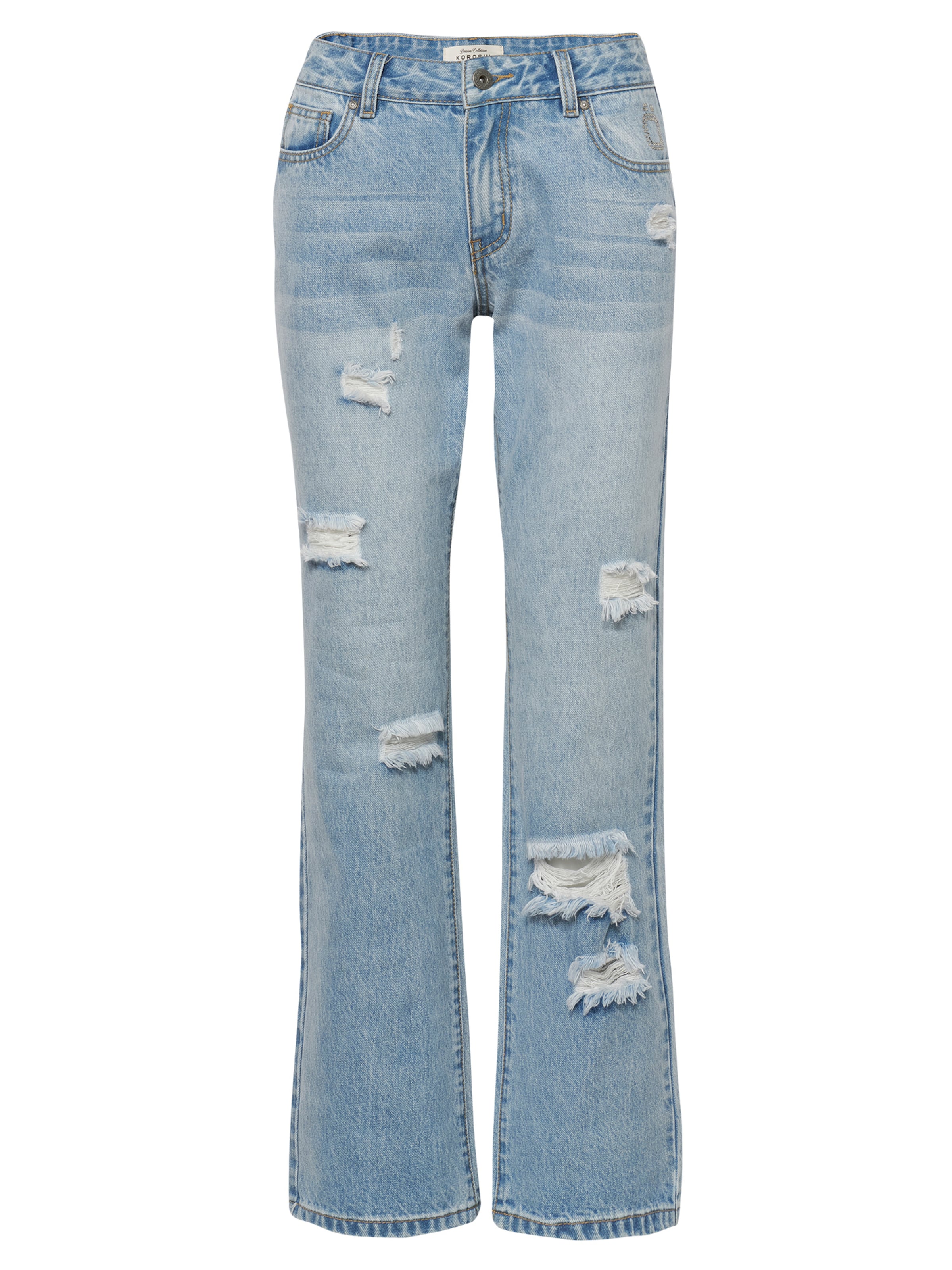 KOROSHI Loosefit Jeans i blå: forside