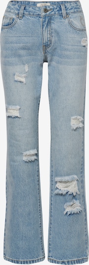 KOROSHI Jeans i lyseblå / hvit, Produktvisning