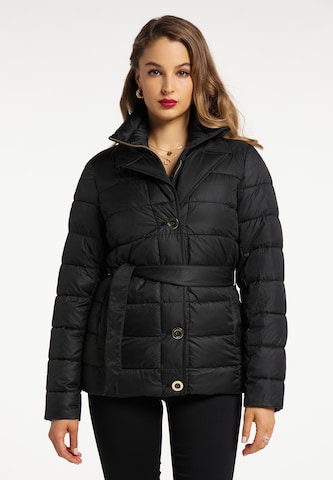 faina Between-Season Jacket in Black: front