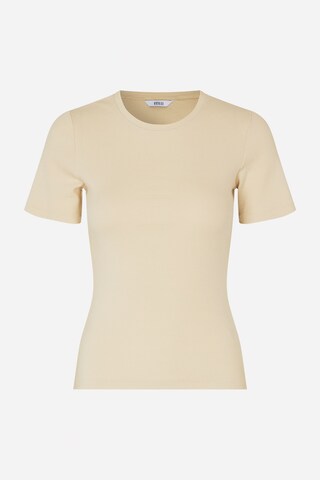 T-shirt Envii en beige : devant