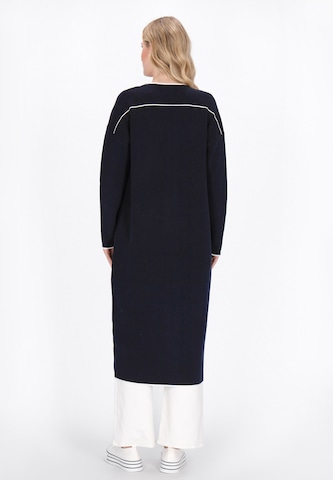 DreiMaster Maritim Gebreid vest in Blauw