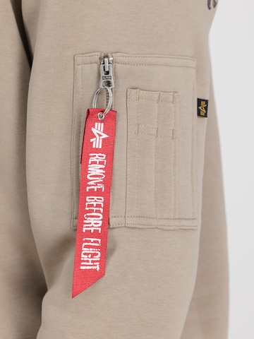 ALPHA INDUSTRIES Sweatshirt 'Dragon' in Beige