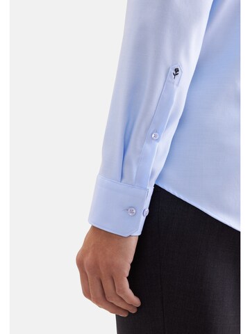 SEIDENSTICKER Slim fit Zakelijk overhemd in Blauw