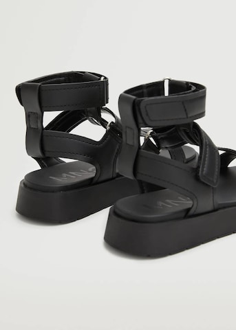 MANGO Sandal 'Romi' i svart