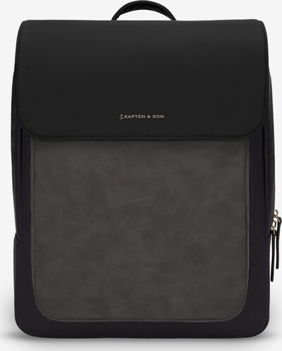 Kapten & Son Backpack 'Tromso All Black' in Graphite / Black, Item view