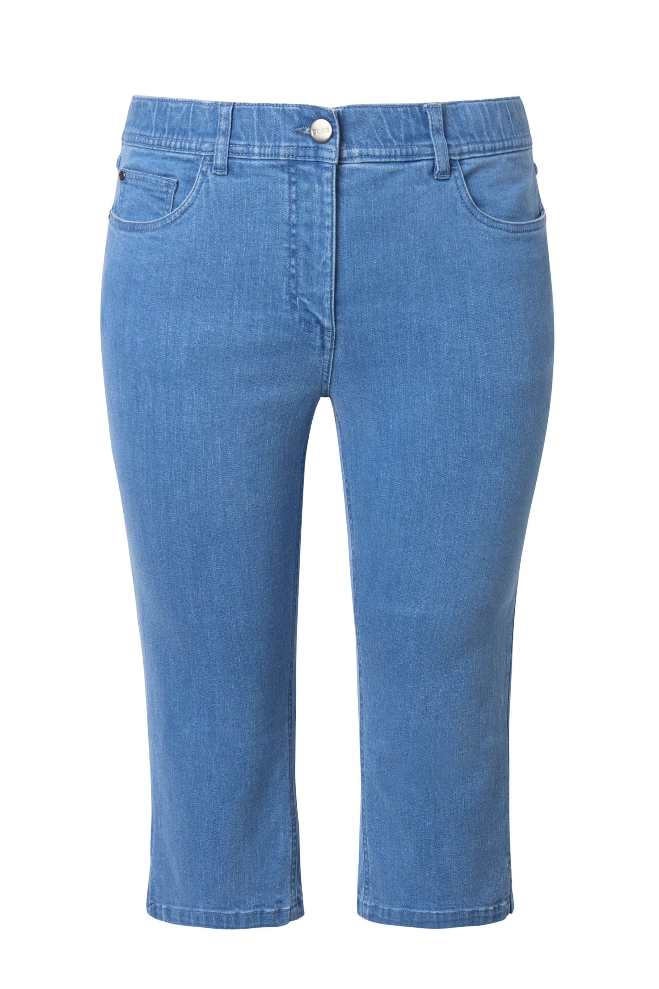 Ulla Popken Skinny Jeans in Blau: Vorderseite