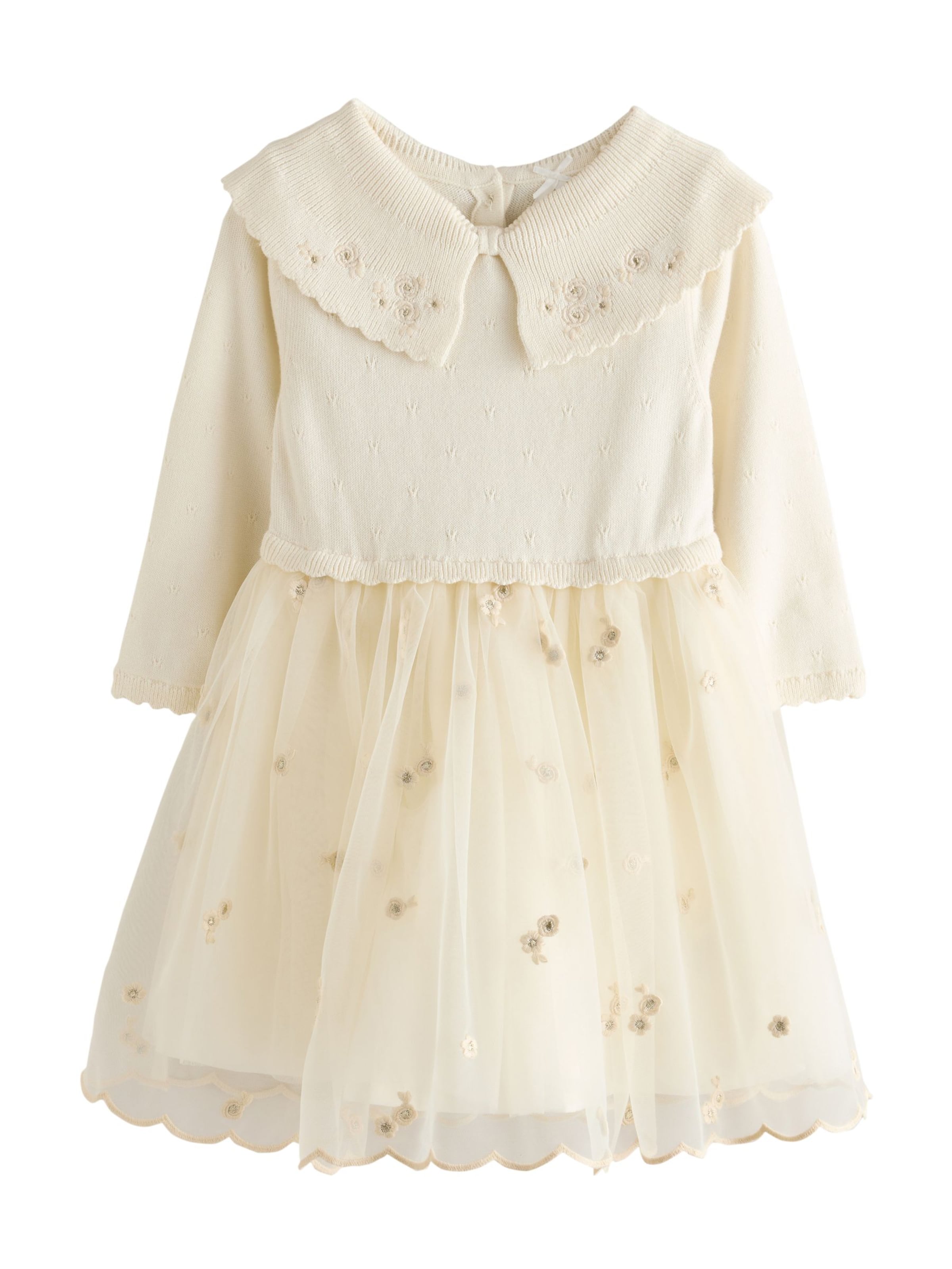 Next Robe en 110 en crème, Vue avec produit