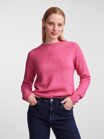 PIECES Sweater 'Juliana' in Pink: front