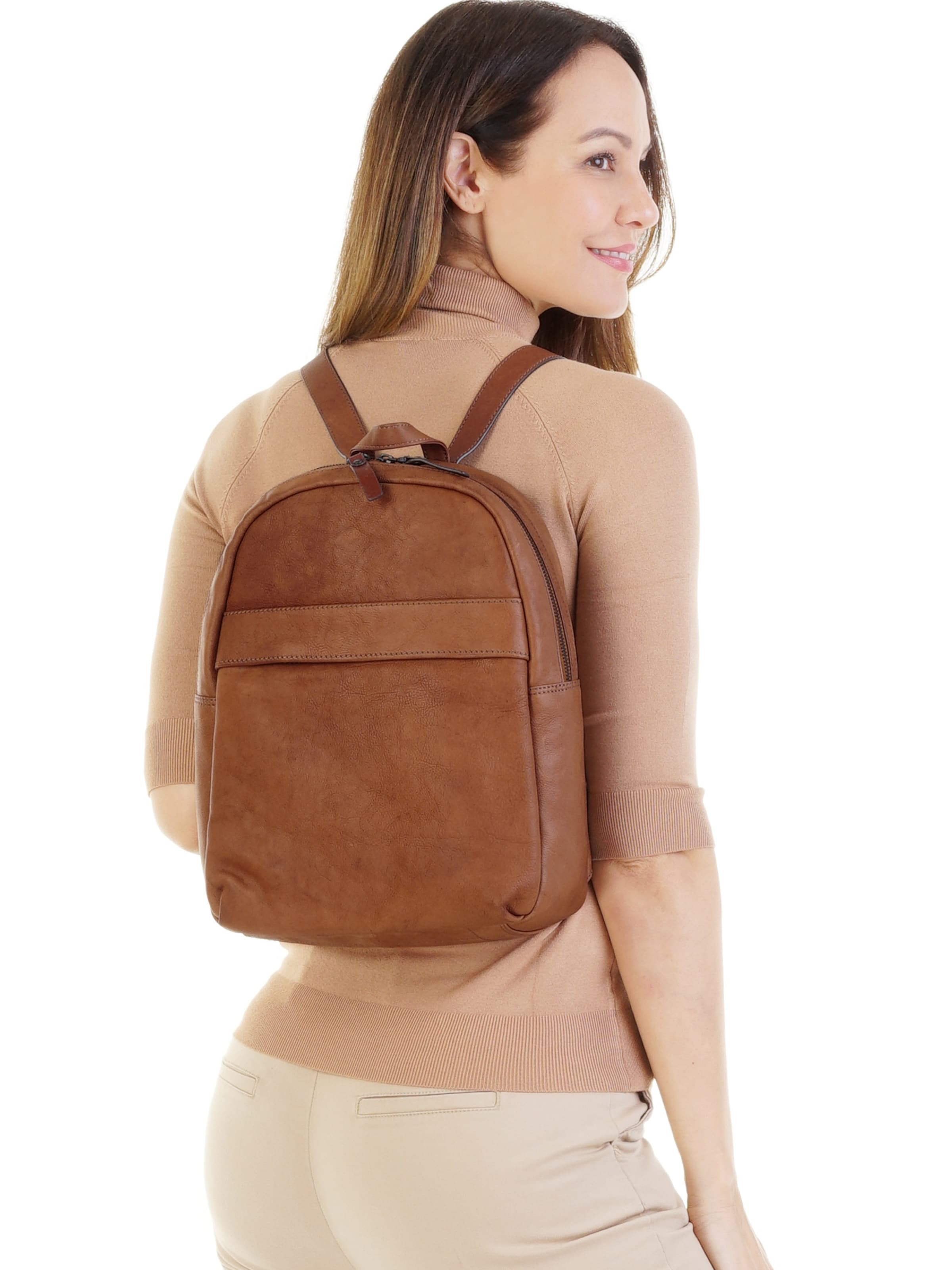X-ZONE Rucksack‌‌‌‌‌‌ in Braun: Vorderseite