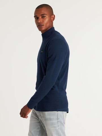CHASIN' Trui 'Ard Mock' in Blauw