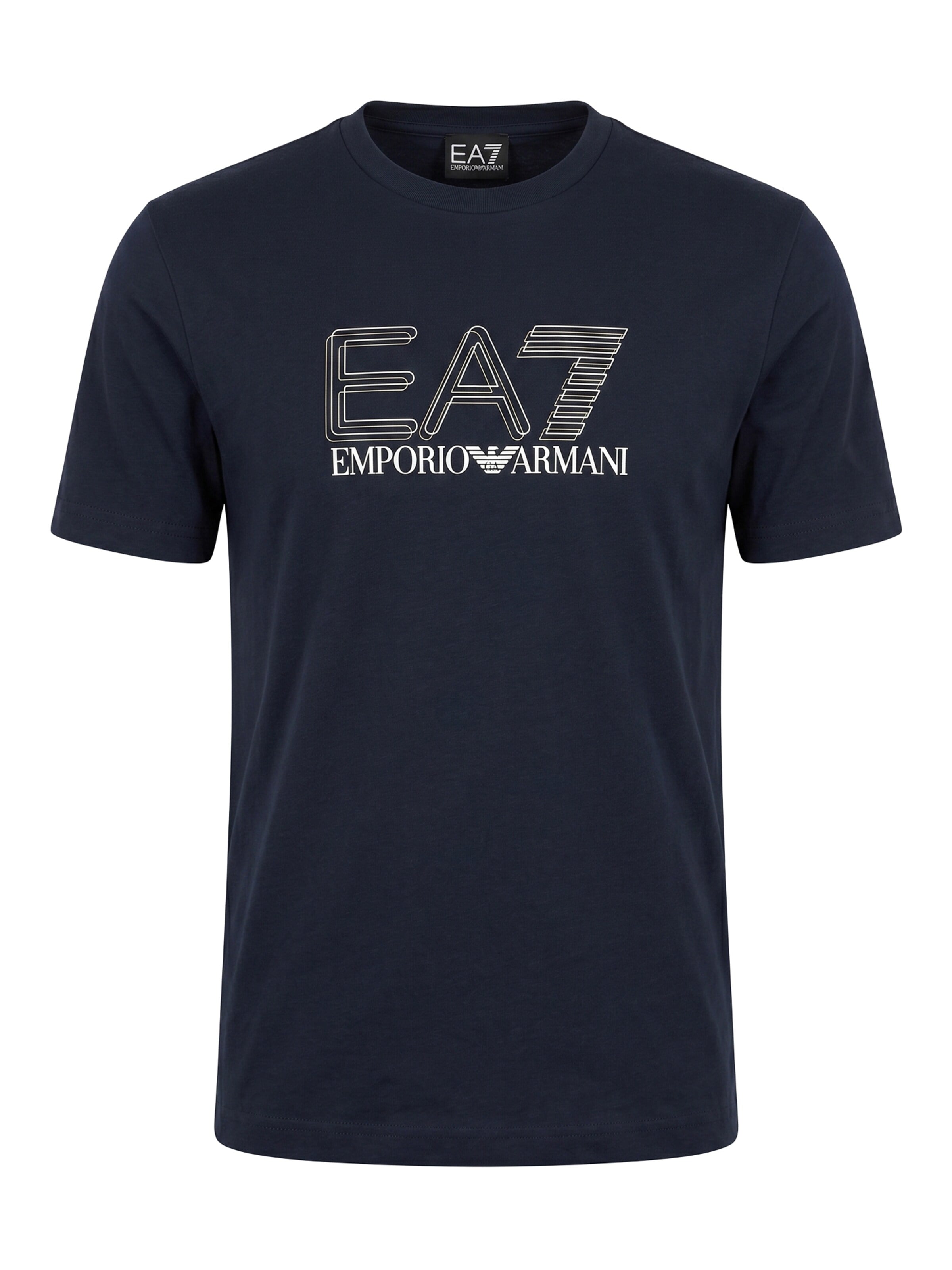 Maglietta '7M001307U0002' di EA7 Emporio Armani in blu: frontale