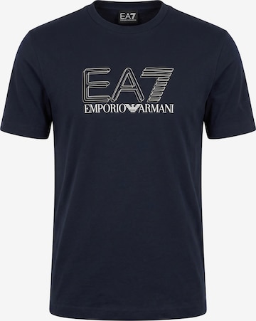 Maglietta '7M001307U0002' di EA7 Emporio Armani in blu: frontale