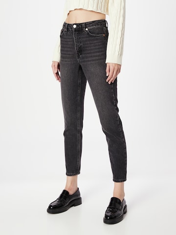 TOPSHOP Slimfit Jeans i svart: framsida