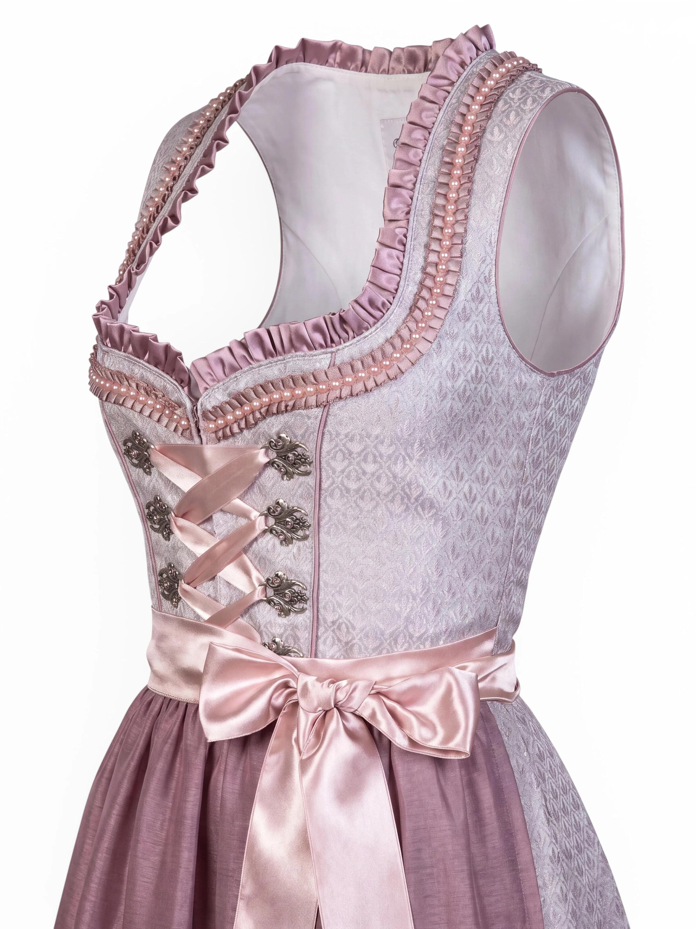 Trachtl Dirndl 'Vicky Dirndl Trachtenkleid Damen 2:TLG'‌‌‌‌‌‌‌‌‌‌ in Lila