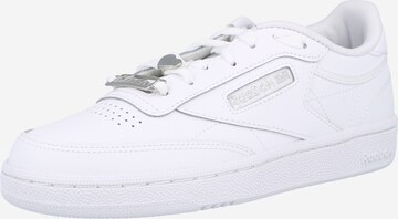 Baskets basses Reebok en blanc : devant