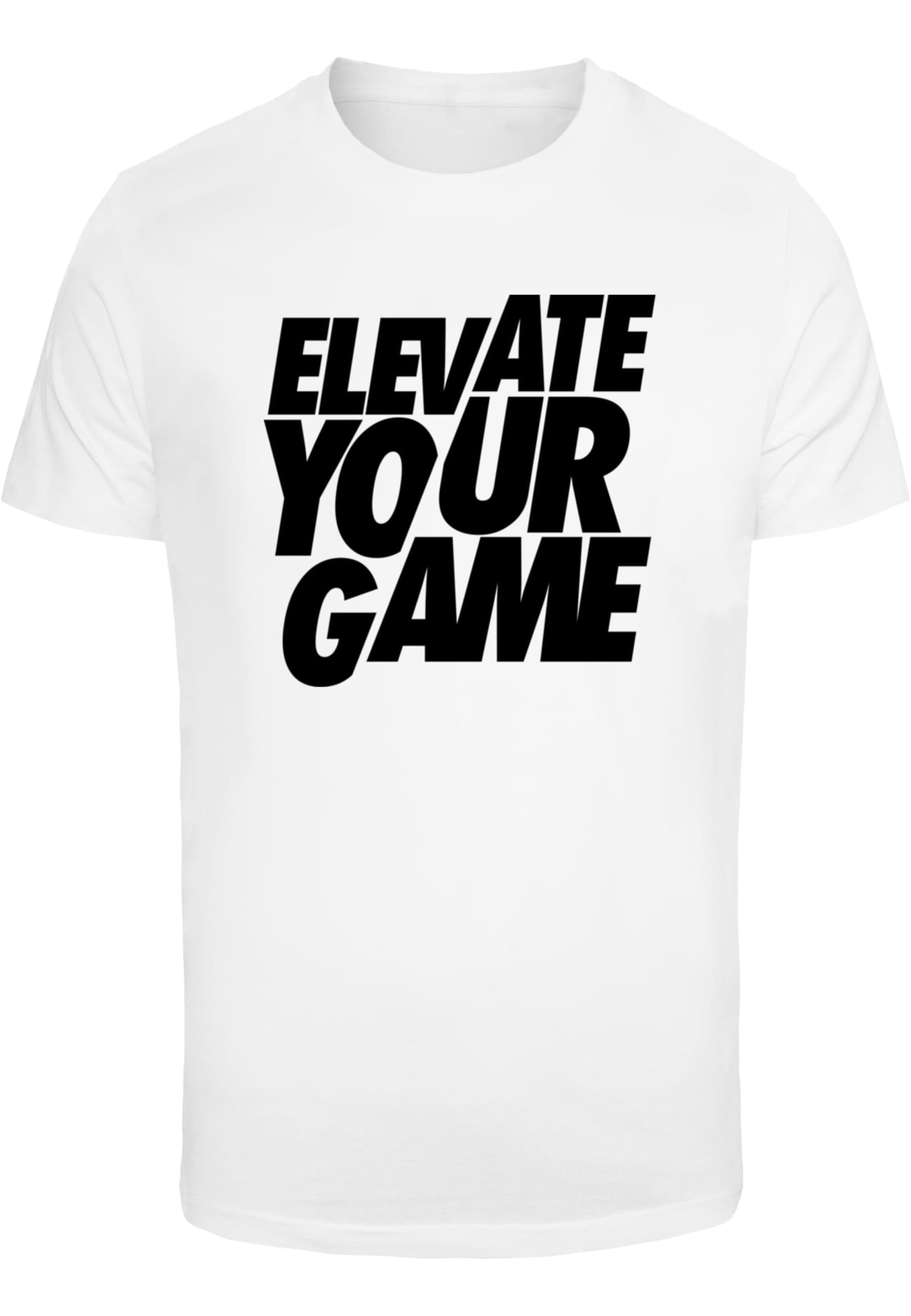 Mister Tee Koszulka 'Elevate Your Game' w kolorze biały: przód