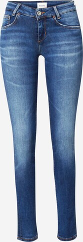 MUSTANG Skinny Jeans 'Quincy' in Blauw: voorkant