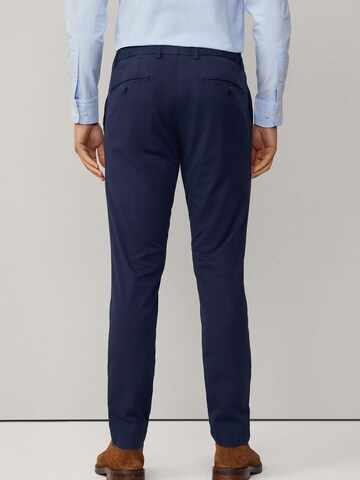 Hackett London Slimfit Chino 'Gmd Texture' in Blauw