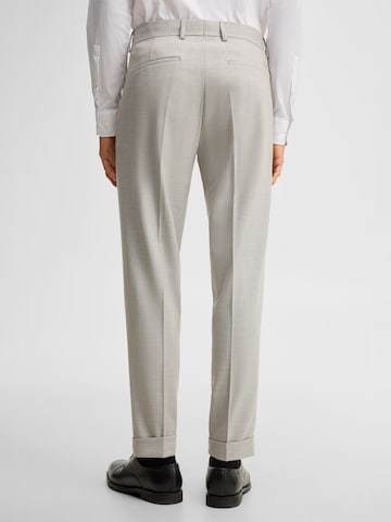 STRELLSON Loosefit Bandplooibroek in Beige