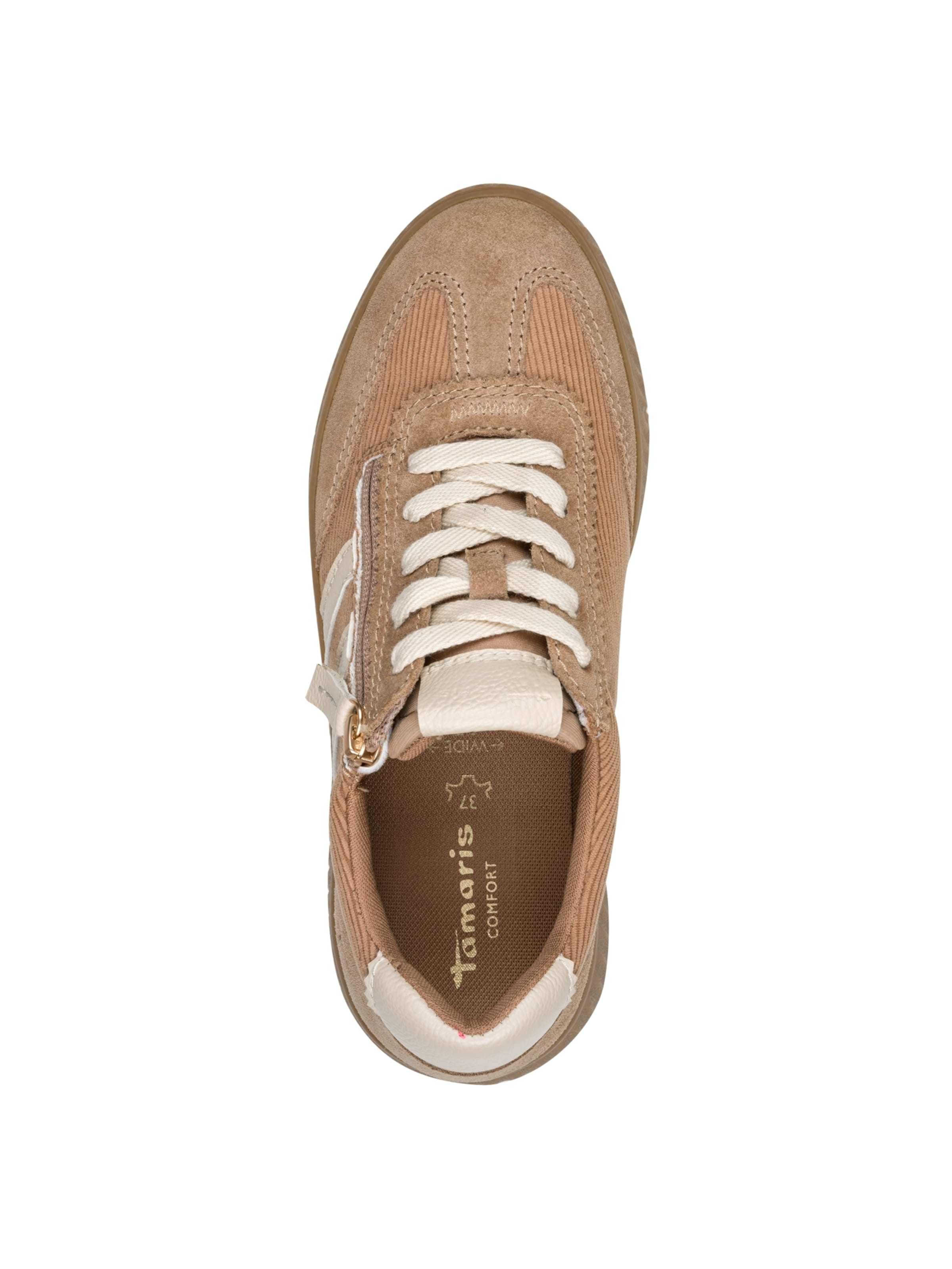 Baskets basses Tamaris en beige