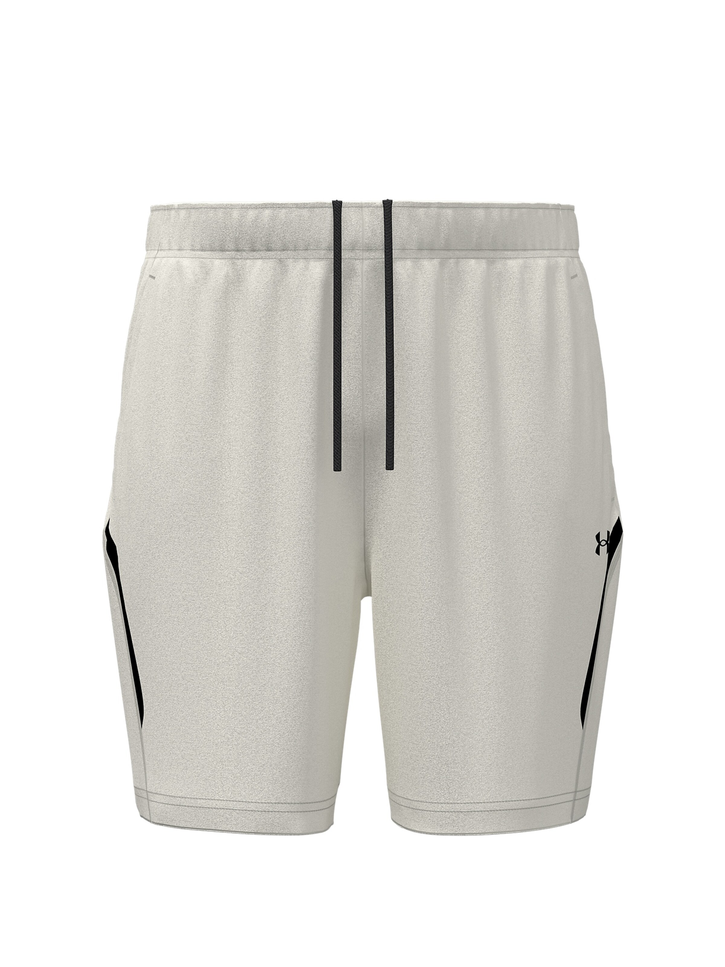 UNDER ARMOUR Regular Sportbroek ' UA Unstoppable Flc' in Wit: voorkant