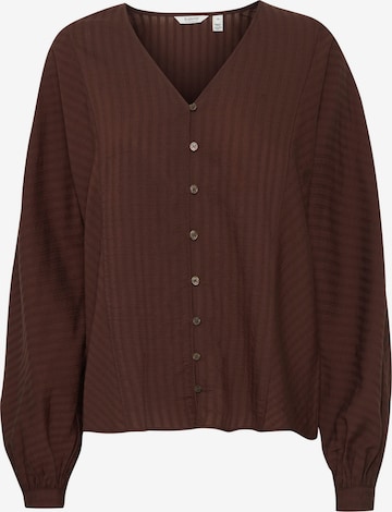 b.young Bluse in Braun: Vorderseite