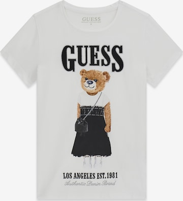 balta GUESS Marškinėliai: priekis