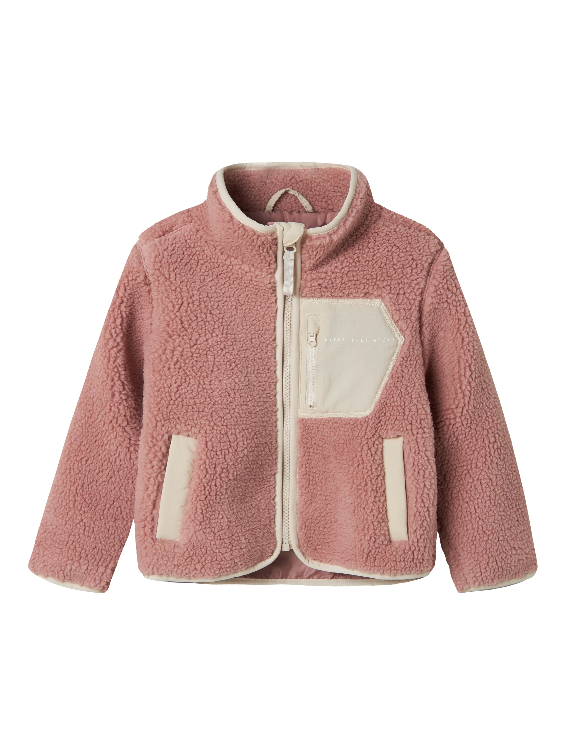 NAME IT Fleece Jacket 'NMNMATTIA' in Pink: front