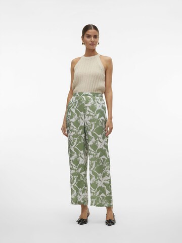 VERO MODA Wide leg Pants 'JOSIE' in Green