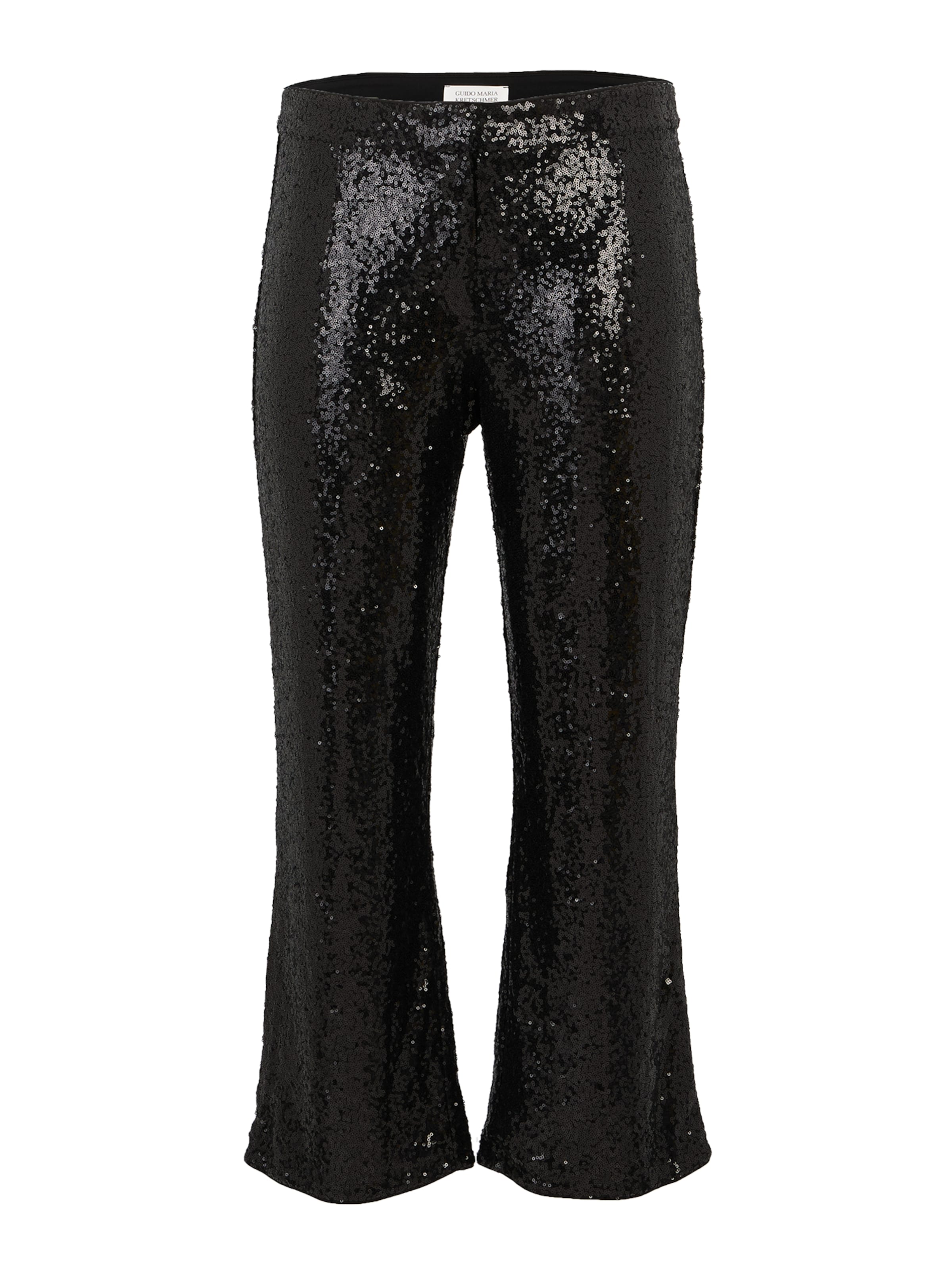 Guido Maria Kretschmer Curvy Loose fit Trousers 'Davinia' in Black: front