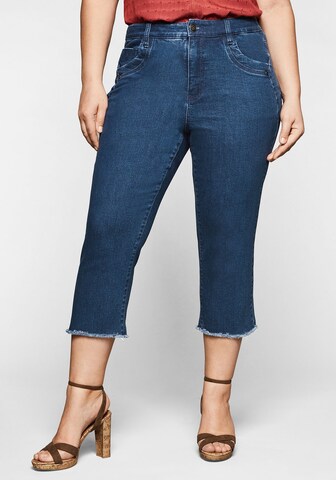 SHEEGO Slimfit Jeans in Blau: predná strana