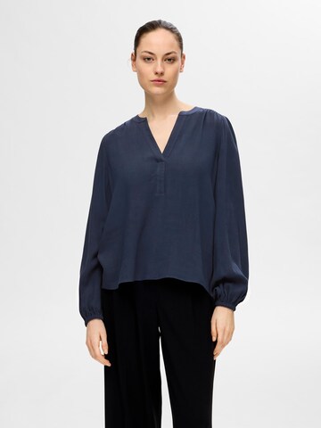 SELECTED FEMME Bluse i blå: forside