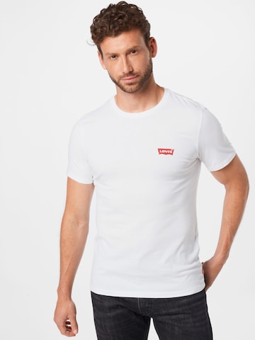 LEVI'S ® Shirt '2Pk Crewneck Graphic' in Weiß: predná strana