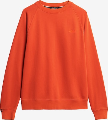 Sweat-shirt Superdry en orange : devant