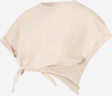 MAMALICIOUS T-Shirt 'IVY' in Beige: predná strana