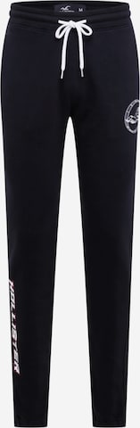 Tapered Pantaloni di HOLLISTER in nero: frontale