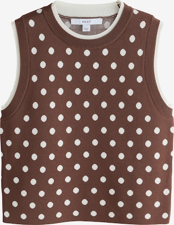 Next Gebreide top in Bruin: voorkant