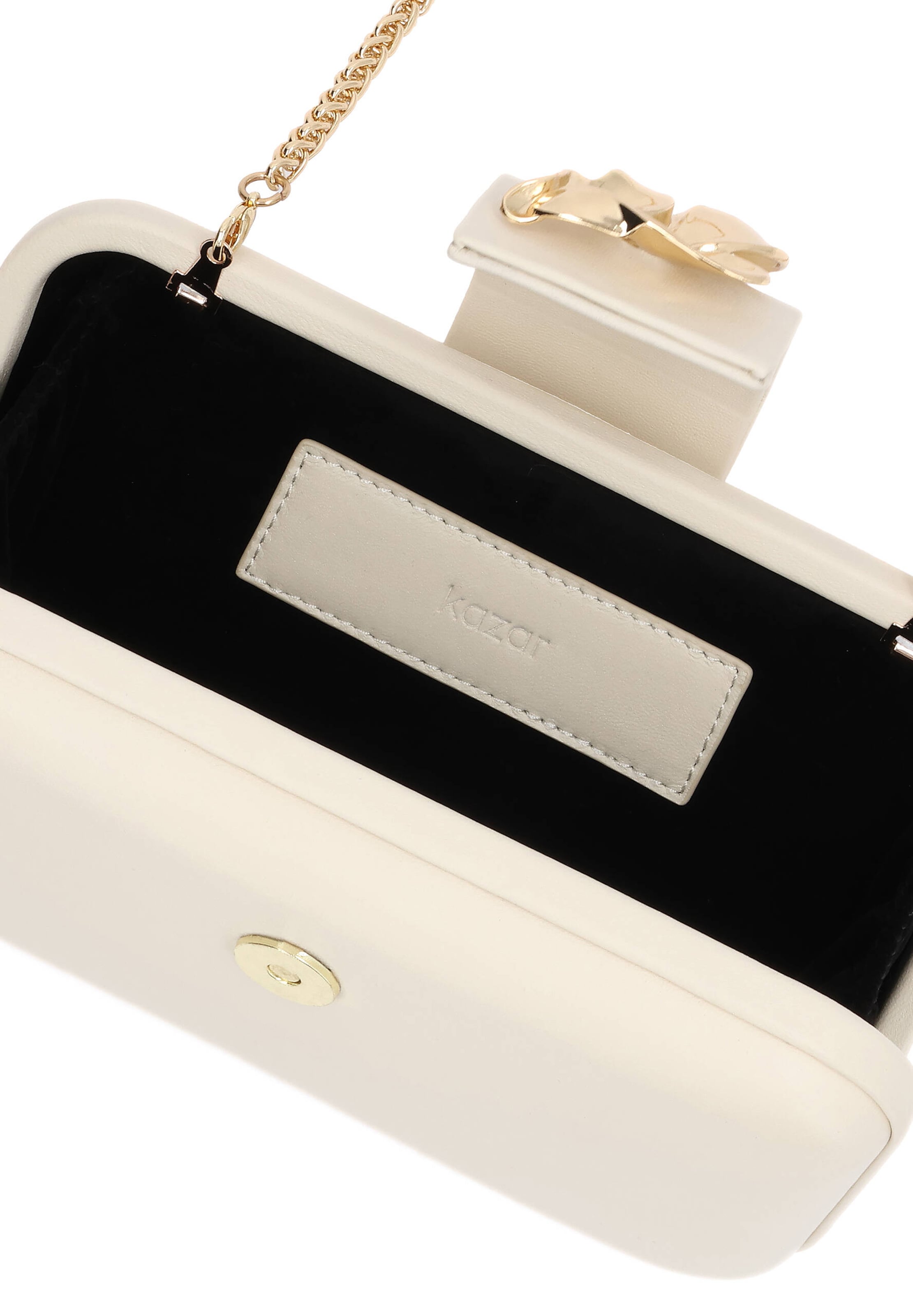 Kazar - Bolso de noche en blanco