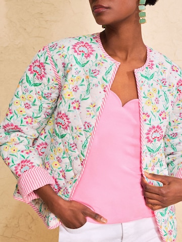 love & roses Přechodná bunda – bílá