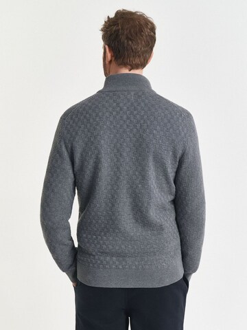 GANT Gebreid vest in Grijs