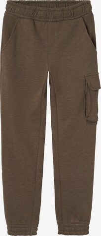 Effilé Pantalon 'Varonto' NAME IT en marron : devant