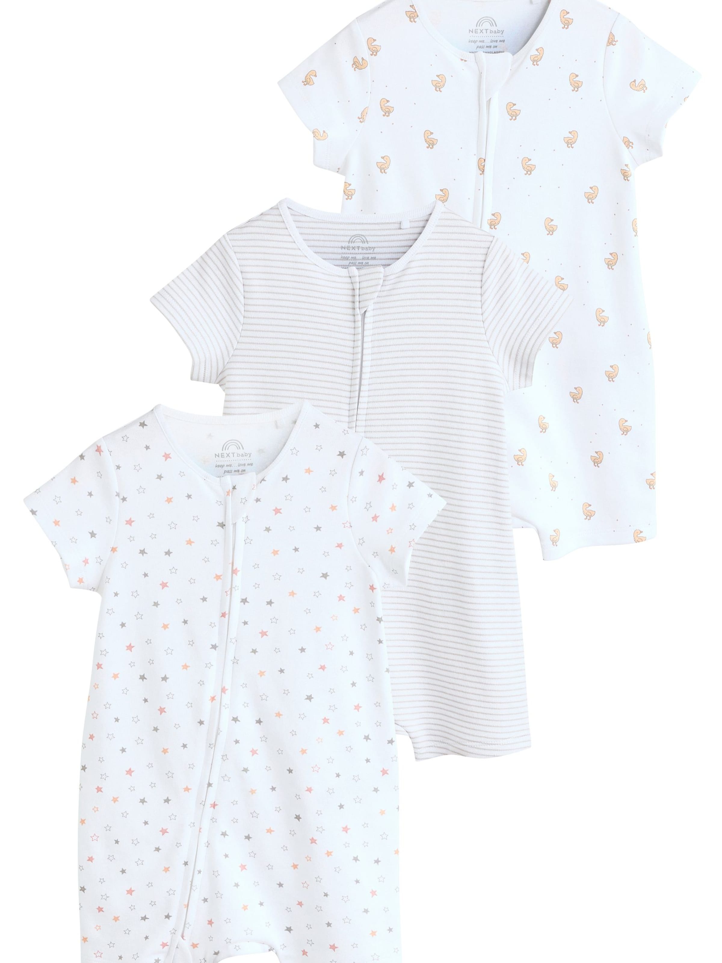 Next Romper/bodysuit in White: front