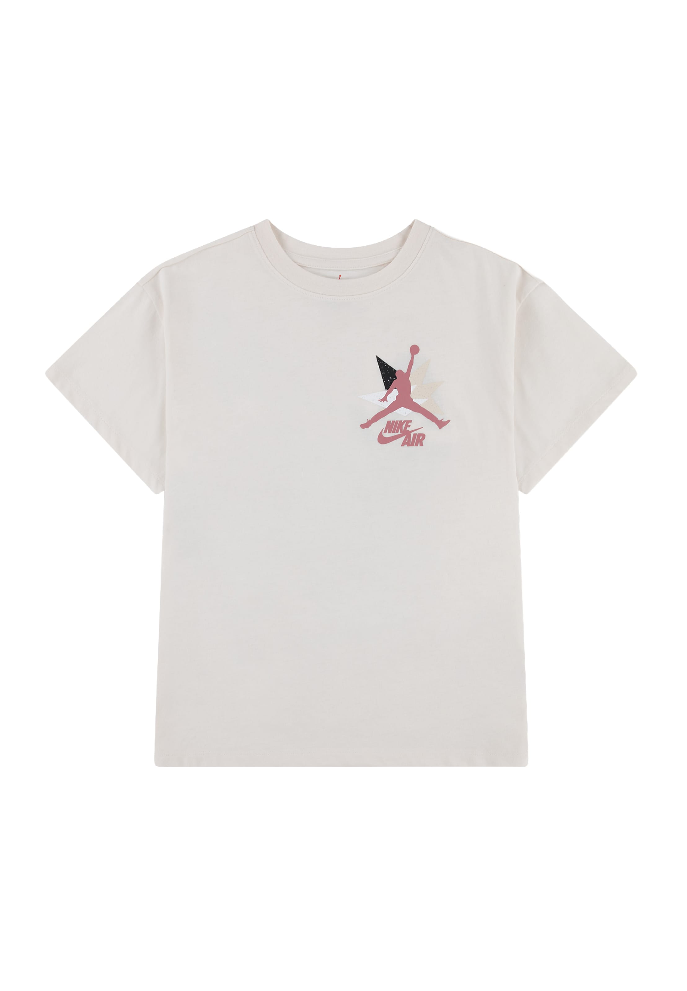 T-Shirt 'GEO BURST FLIGHT' Jordan en beige : devant