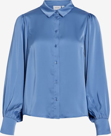 VILA Bluse 'VIEnna Ravenna' in Blau: Vorderseite