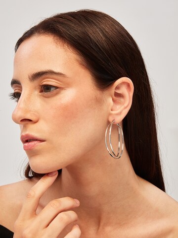 Breil Oorbellen 'Lightline' in Zilver: voorkant