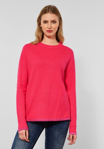 STREET ONE Sweater in Pink: front