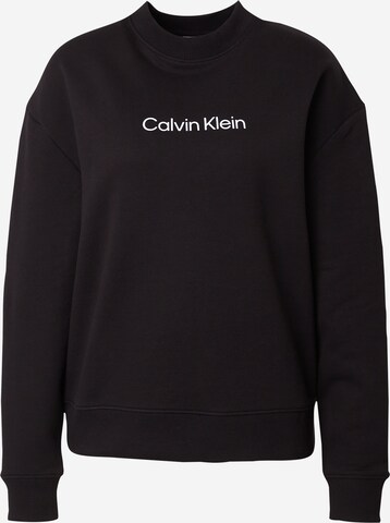 Felpa 'Hero' di Calvin Klein in nero: frontale