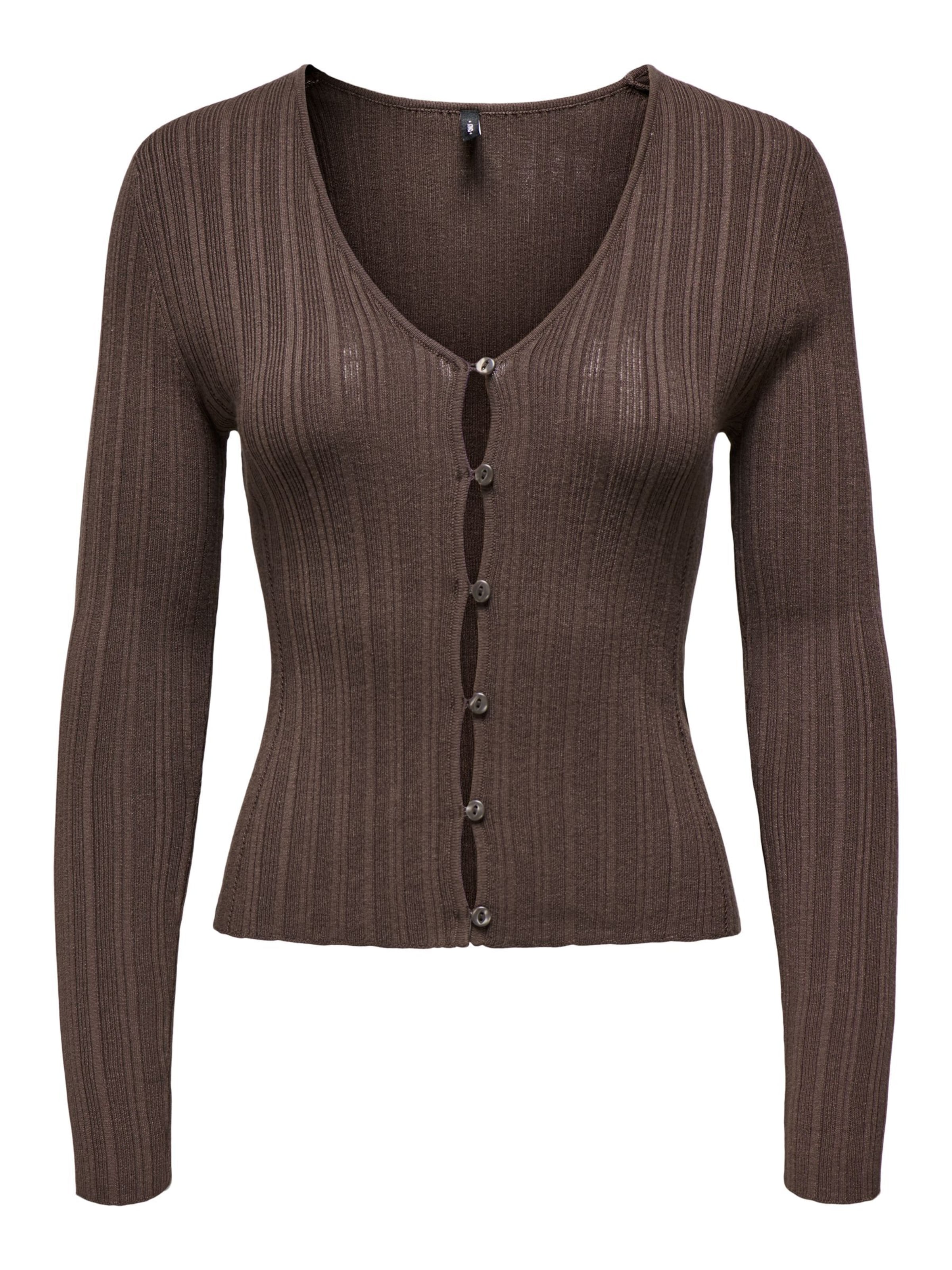 ONLY Cardigan en XS en marron, Vue avec produit